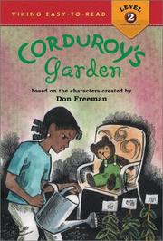 Front cover of Corduroy's garden by Alison Inches