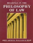 Front cover of Readings in the philosophy of law by John Arthur