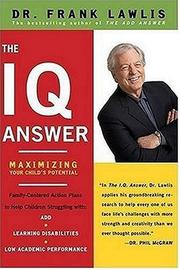 Cover of The IQ Answer by Dr. Frank Lawlis