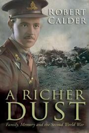 Cover of A richer dust by Calder, Robert