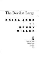 Cover of The Devil At Large by Erica Jong