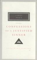 Front cover of Confessions of a justified sinner by James Hogg
