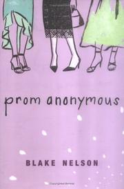 Cover of Prom anonymous by Blake Nelson