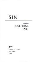 Cover of Sin by Josephine Hart