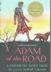 Cover of Adam of the road by Elizabeth janet Gray