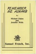 Cover of Remember me always by Michael Oakes