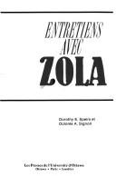 Front cover of Entretiens avec Zola by Émile Zola