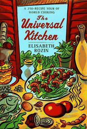 Cover of The universal kitchen by Elisabeth Rozin