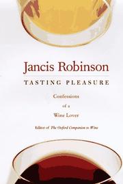 Cover of Tasting Pleasure by Jancis Robinson
