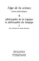 Front cover of Philosophie de la logique et philosophie du langage by Jacques Bouveresse