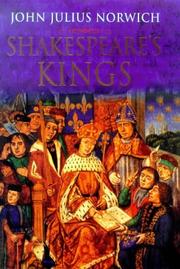 Front cover of Shakespeare's kings by John Julius Norwich