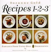 Cover of Recipes 1-2-3 by Rozanne Gold