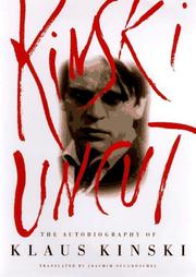 Front cover of Kinski Uncut by Klaus Kinski