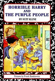 Front cover of Horrible Harry and the Purple People by Suzy Kline