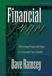 Cover of Financial peace by Dave Ramsey