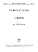 Cover of Legion by Stanisław Wyspiański
