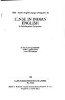 Front cover of Tense in Indian English by Rama Kant Agnihotri