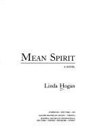 Front cover of Mean spirit by Linda Hogan
