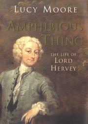 Cover of Amphibious thing by Lucy Moore