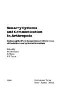 Front cover of Sensory systems and communication in arthropods by F. G. Gribakin