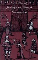 Cover of Shakespeare's dramatic transactions by Michael E. Mooney