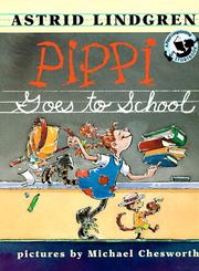 Front cover of Pippi Goes to School by Astrid Lindgren