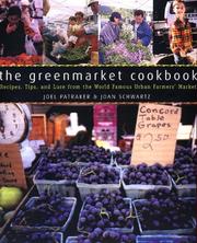 Cover of The Greenmarket cookbook by Joel Patraker