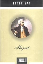 Cover of Mozart by Peter Gay