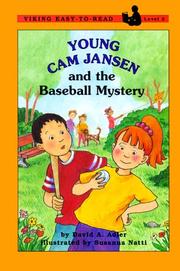 Front cover of Young Cam Jansen and the baseball mystery by David A. Adler