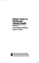 Front cover of Ethnic issues in adolescent mental health by Larry E. Davis