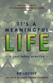 Front cover of It's a Meaningful Life by Bo Lozoff