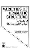 Cover of Varieties of dramatic structure by Edward Murray