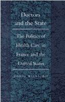 Cover of Doctors and the state by David Wilsford