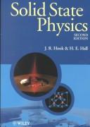 Cover of Solid state physics by J. R. Hook