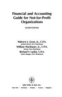 Cover of Financial and accounting guide for not-for-profit organizations by Malvern J. Gross