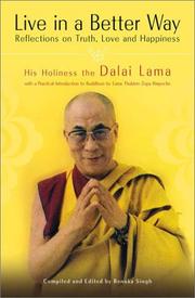 Cover of Live in a Better Way by His Holiness Tenzin Gyatso the XIV Dalai Lama