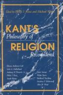 Cover of Kant's philosophy of religion reconsidered by Philip J. Rossi