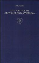 Cover of The poetics of Alfarabi and Avicenna by Salim Kemal