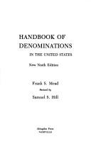Cover of Handbook of denominations in the United States by Mead, Frank Spencer