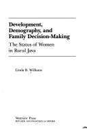 Front cover of Development, demography, and family decision-making by Linda B. Williams