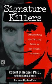 Cover of Signature Killers by Robert D. Keppel