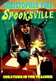 Front cover of Spooksville - The Creature in the Teacher by Christopher Pike