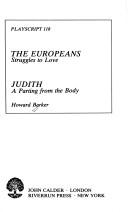 Cover of The Europeans by Howard Barker