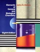 Cover of Elements of general and biological chemistry by John R. Holum