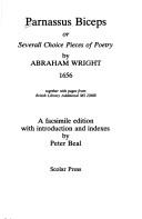 Front cover of Parnassus biceps, or, Severall choice pieces of poetry by Abraham Wright
