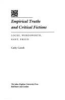 Cover of Empirical truths and critical fictions by Cathy Caruth