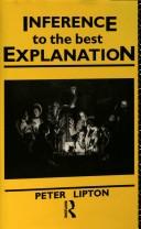 Cover of Inference to the best explanation by Peter Lipton