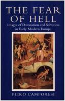 Cover of The fear of hell by Piero Camporesi