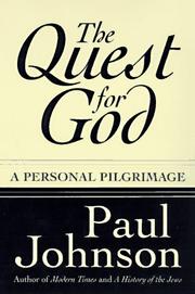 Cover of The Quest for God by Paul Johnson