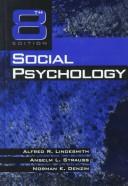 Front cover of Social psychology by Alfred Ray Lindesmith